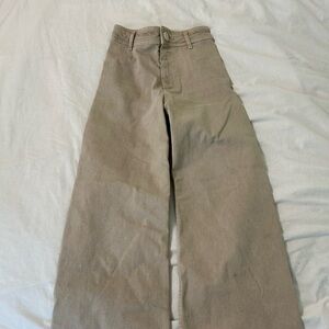 Zara Women's Marine Straight Leg Jeans - tan